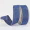 The Ribbon People Navy Blue and Silver Solid Wired Craft Ribbon 1.5&#x22; x 27 Yards